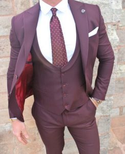 22 The Maroon 3-Piece Suit