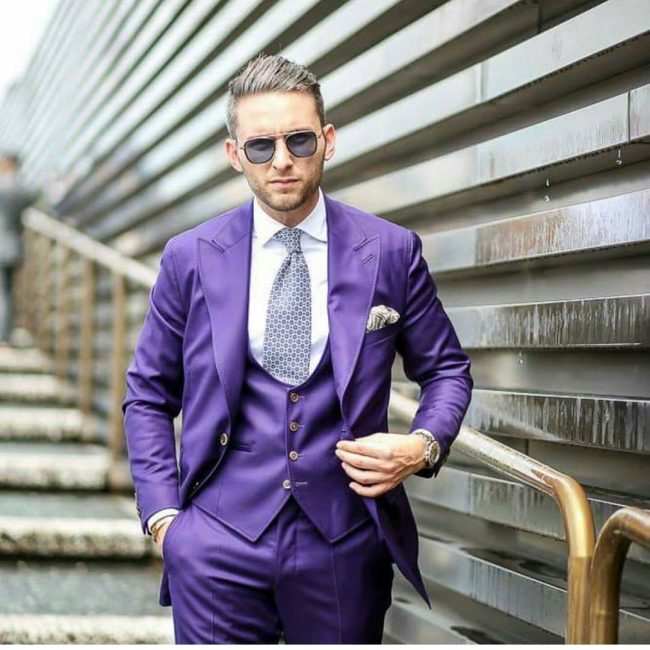 30 Adorable Purple Suit Ideas - Classy and Unique Attire