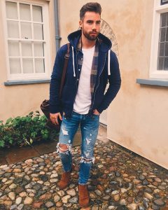 24 Winter Layering with Ripped Style