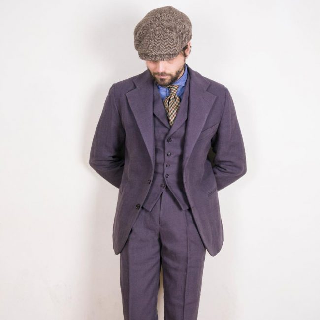 24 Wool Cap and Three-Piece Suit