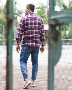 28 Joggers with Flannel