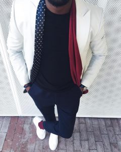 29 Fitted Royal-Blue Pants & Designer Fitted White Blazer