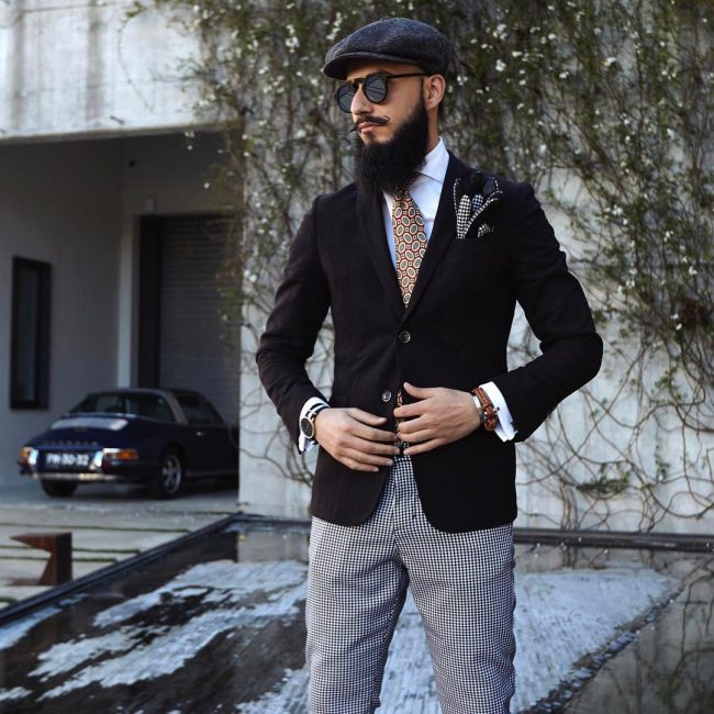 3 Wool Hat with Unstructured Suit