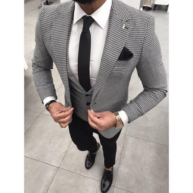 55 Admirable Black and White Suit Ideas - The Perfect Color Combination
