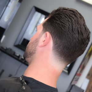 9 Messy Textured with Low Buzz Fade