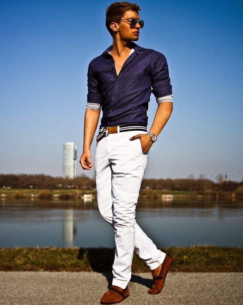 40 Ways to Style White Pants for Men - Trendy Styling for Neat Men