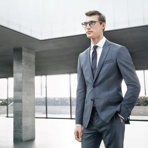 15 Regular Fit Single Breasted Blue Suit