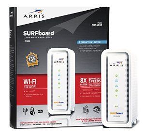 ARRIS SURFboard SBG6400 DOCSIS 3.0 Cable Modem/ Wi-Fi N Router - Retail...