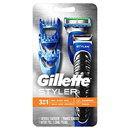 Gillette Fusion ProGlide Men's Razor Styler 3-In-1 Body Groomer and Beard Trimmer, Mens Razors / Blades