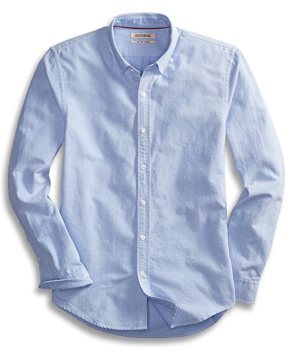 Goodthreads Men's Slim-fit Long-Sleeve Solid Oxford Shirt