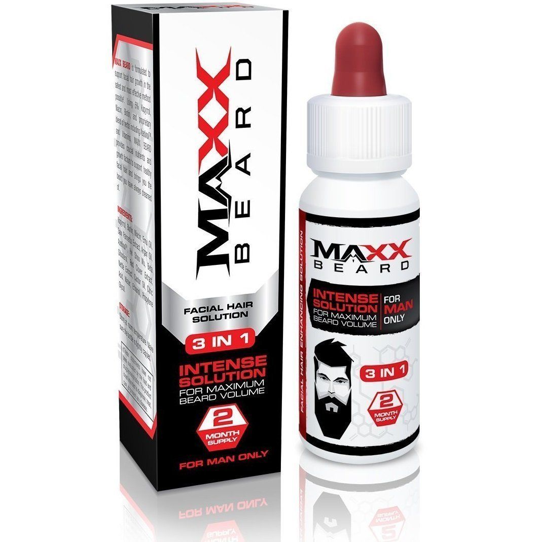 Maxx Beard - #1 Facial Hair Solution, Natural Solution for...