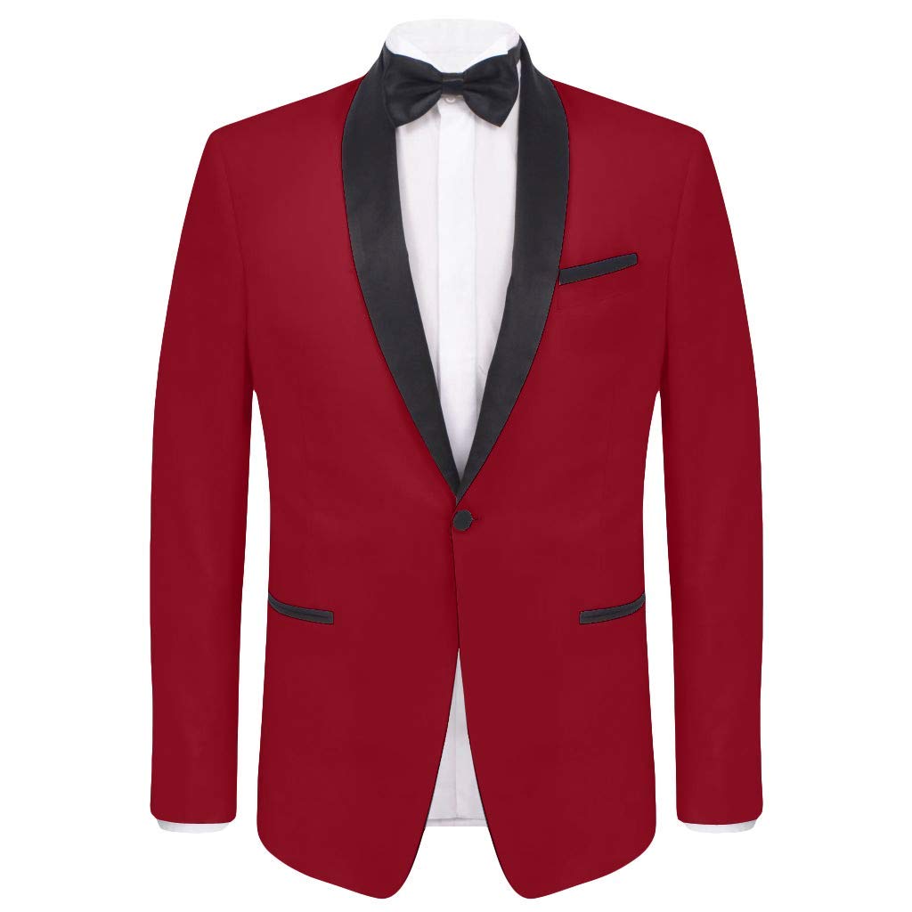 COOFANDY Men's Slim Fit Blazer Jacket Casual One Button Suit Coat