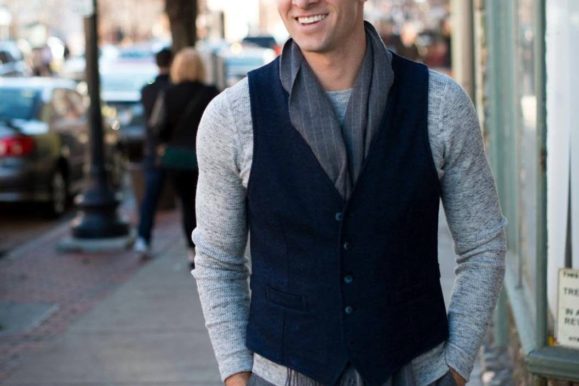 25 Great Ways To Style Black Vest – For A Superb Official Or Casual Look