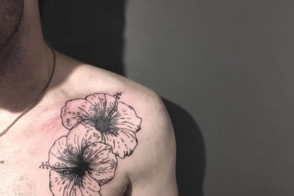 60 Awesome Hibiscus Tattoo Ideas For Men – Your Powerful Totem
