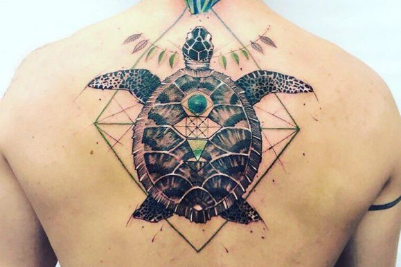 50 Delightful Turtle Tattoo Ideas for Men – The Way to Express Wisgom and Loyalty